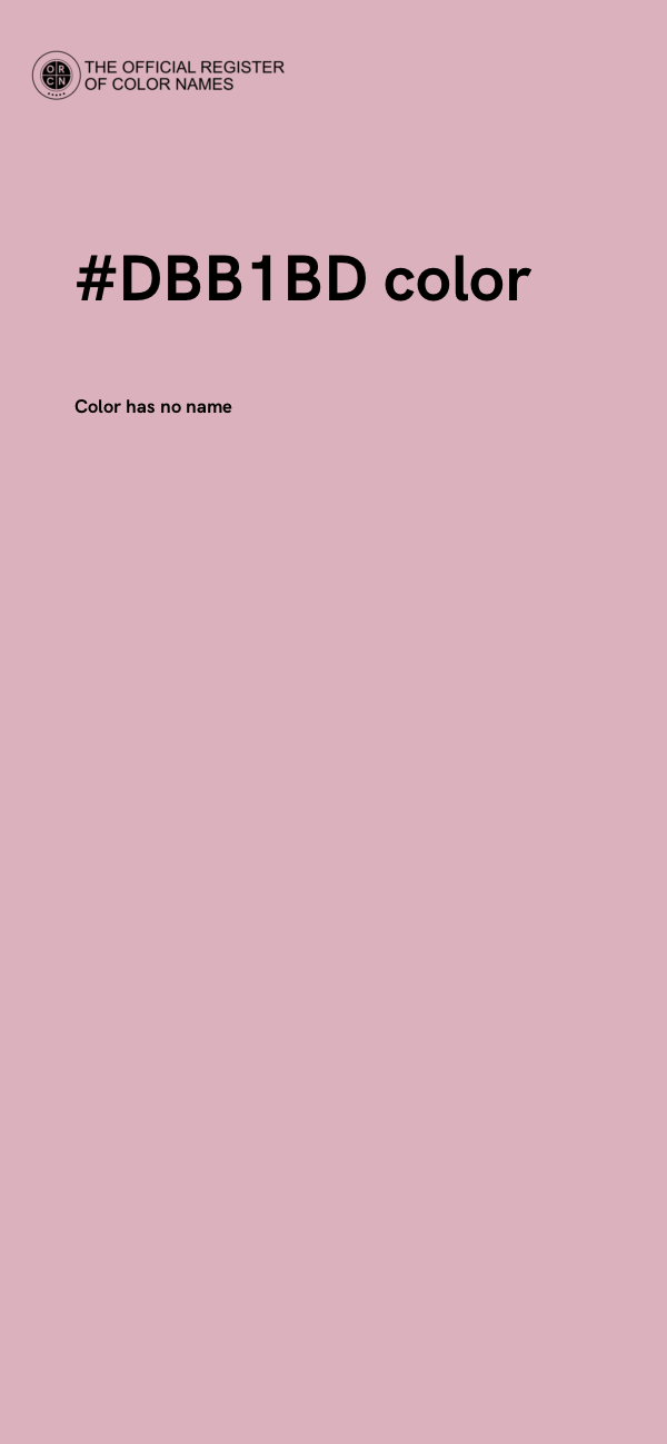 #DBB1BD color image