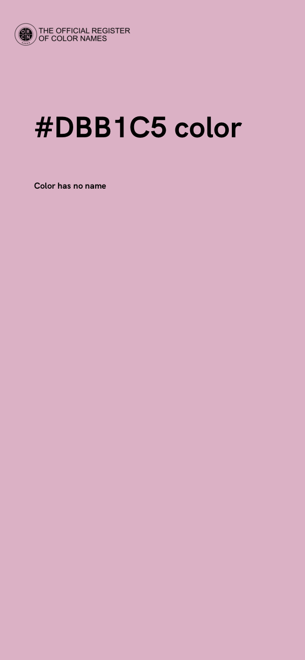 #DBB1C5 color image