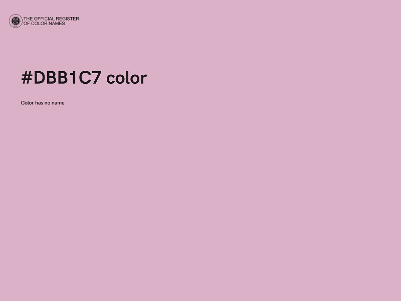 #DBB1C7 color image