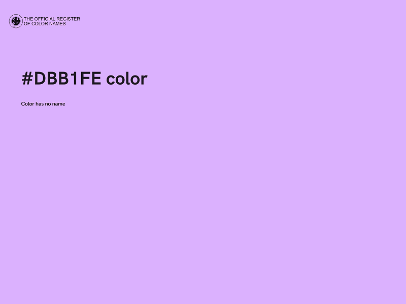 #DBB1FE color image