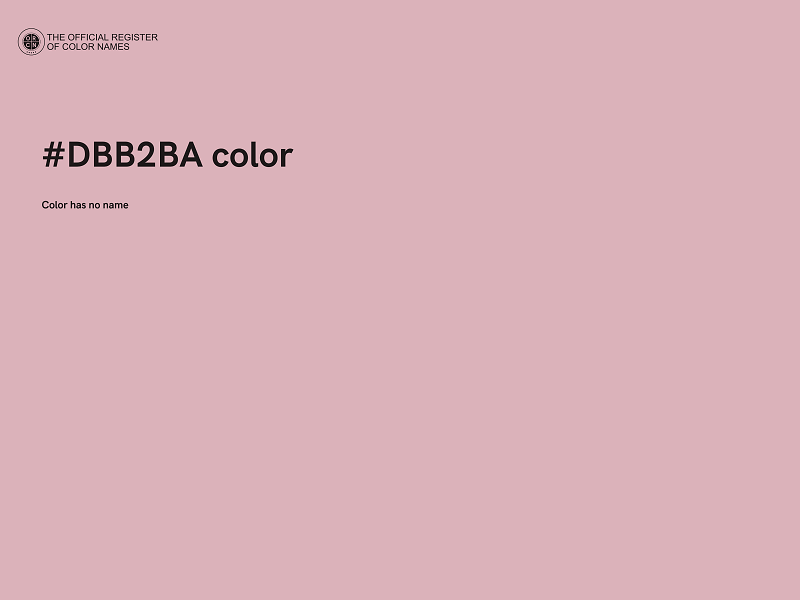 #DBB2BA color image