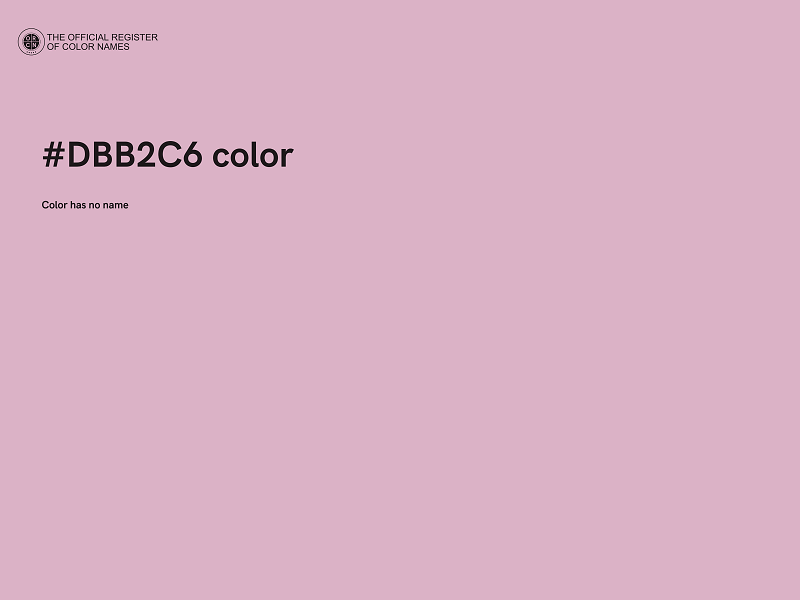 #DBB2C6 color image