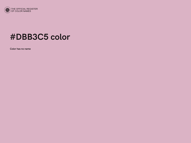 #DBB3C5 color image