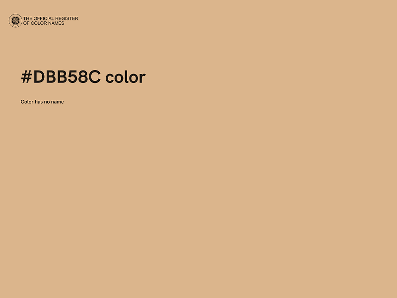 #DBB58C color image