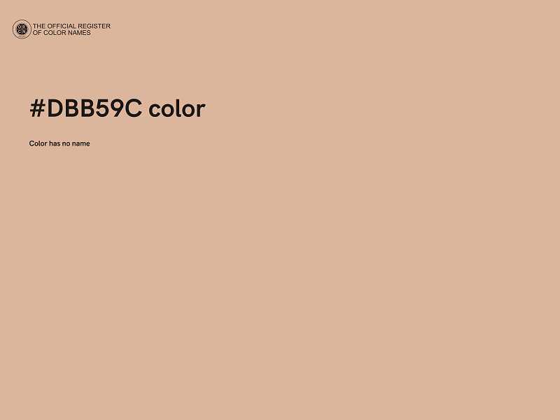 #DBB59C color image