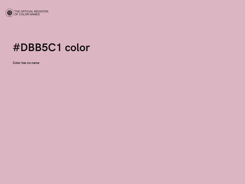 #DBB5C1 color image