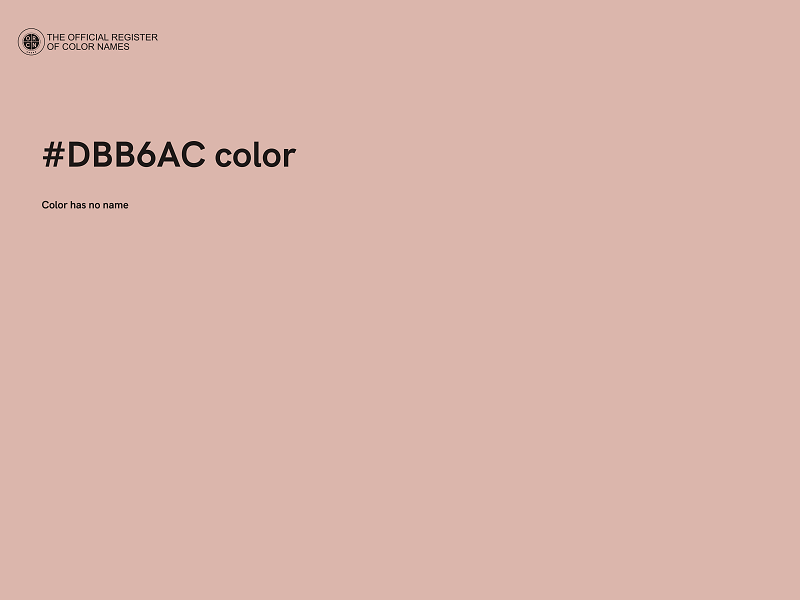 #DBB6AC color image