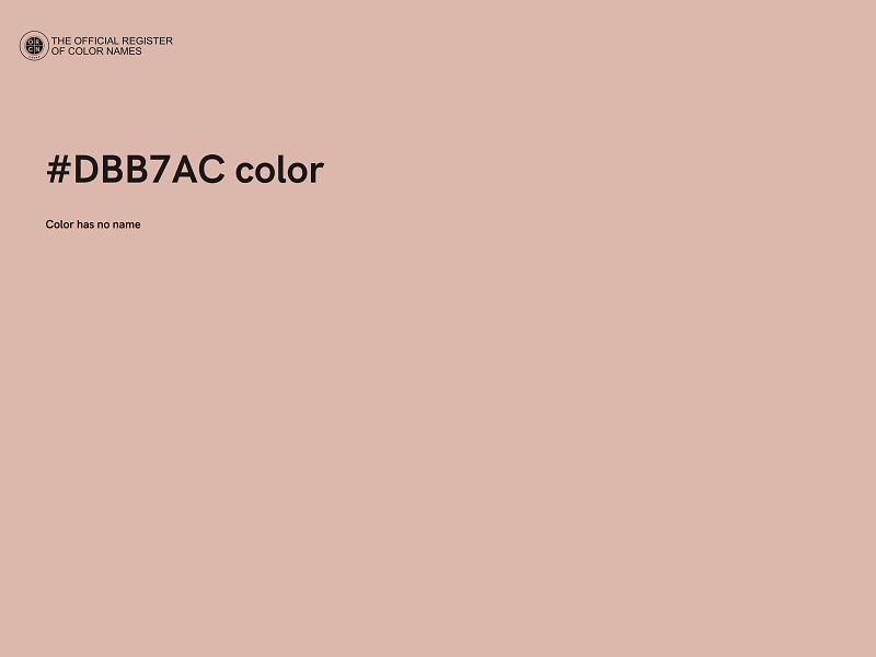 #DBB7AC color image