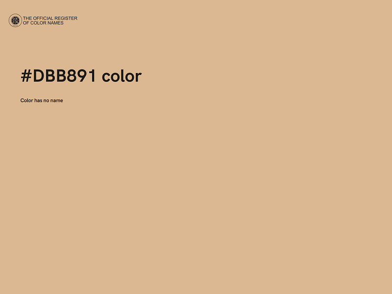 #DBB891 color image
