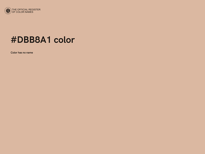 #DBB8A1 color image