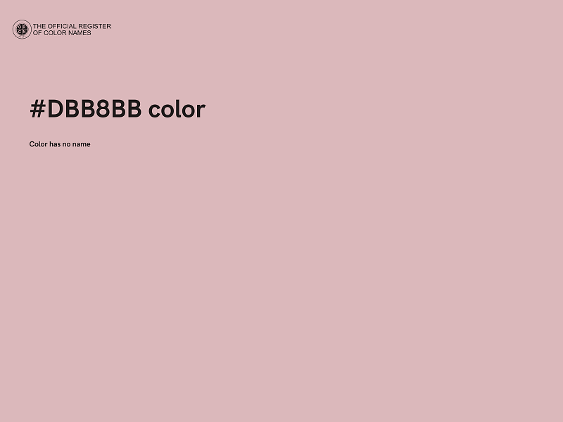 #DBB8BB color image