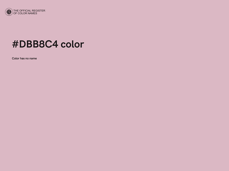 #DBB8C4 color image