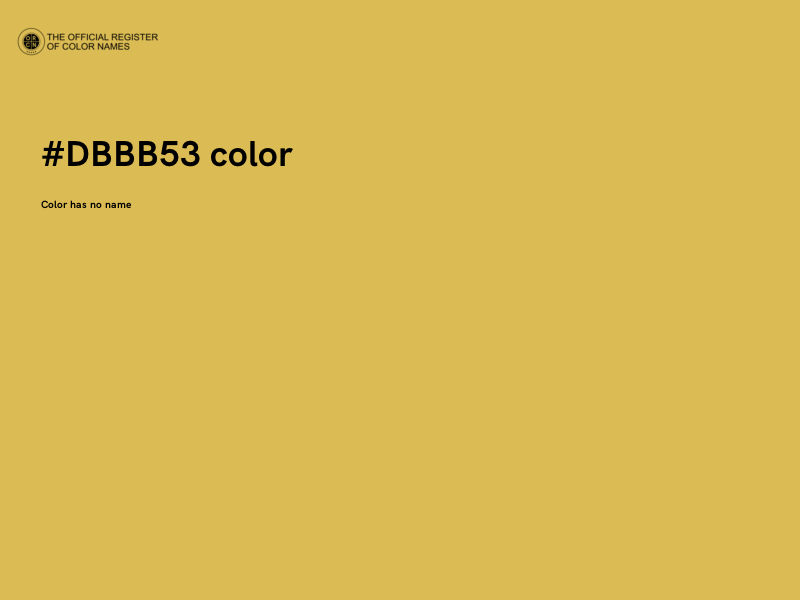 #DBBB53 color image