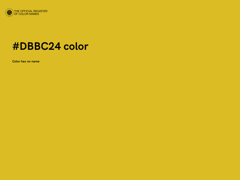 #DBBC24 color image