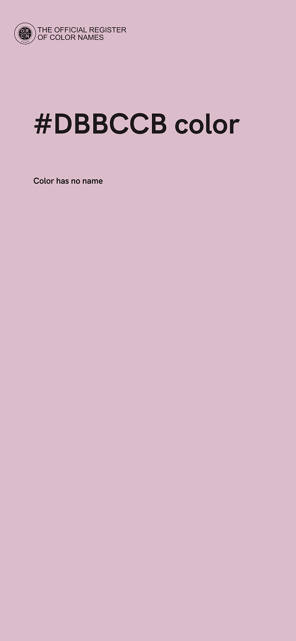 #DBBCCB color image