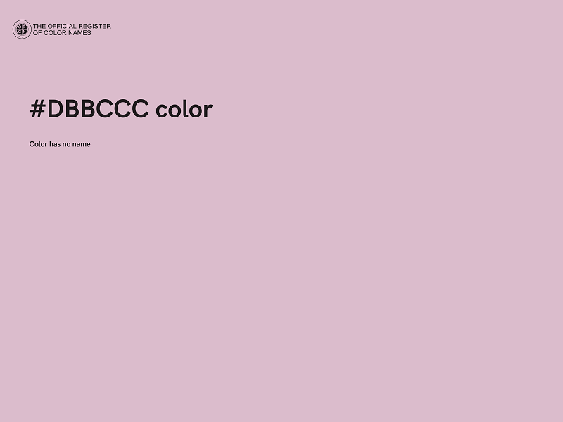 #DBBCCC color image