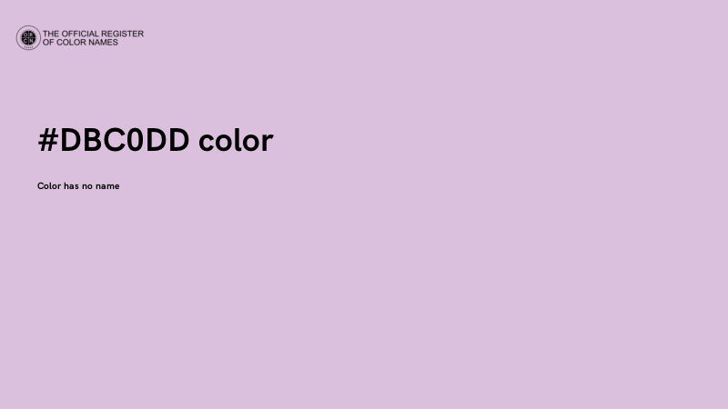 #DBC0DD color image