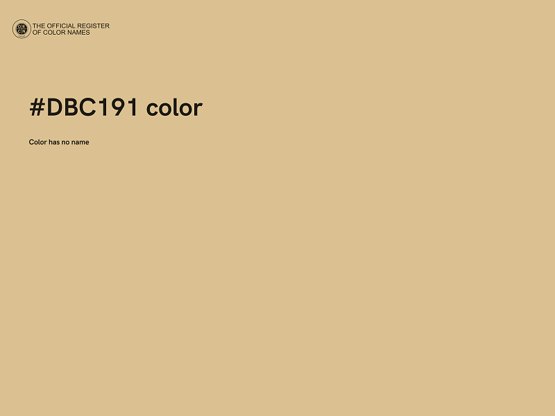 #DBC191 color image