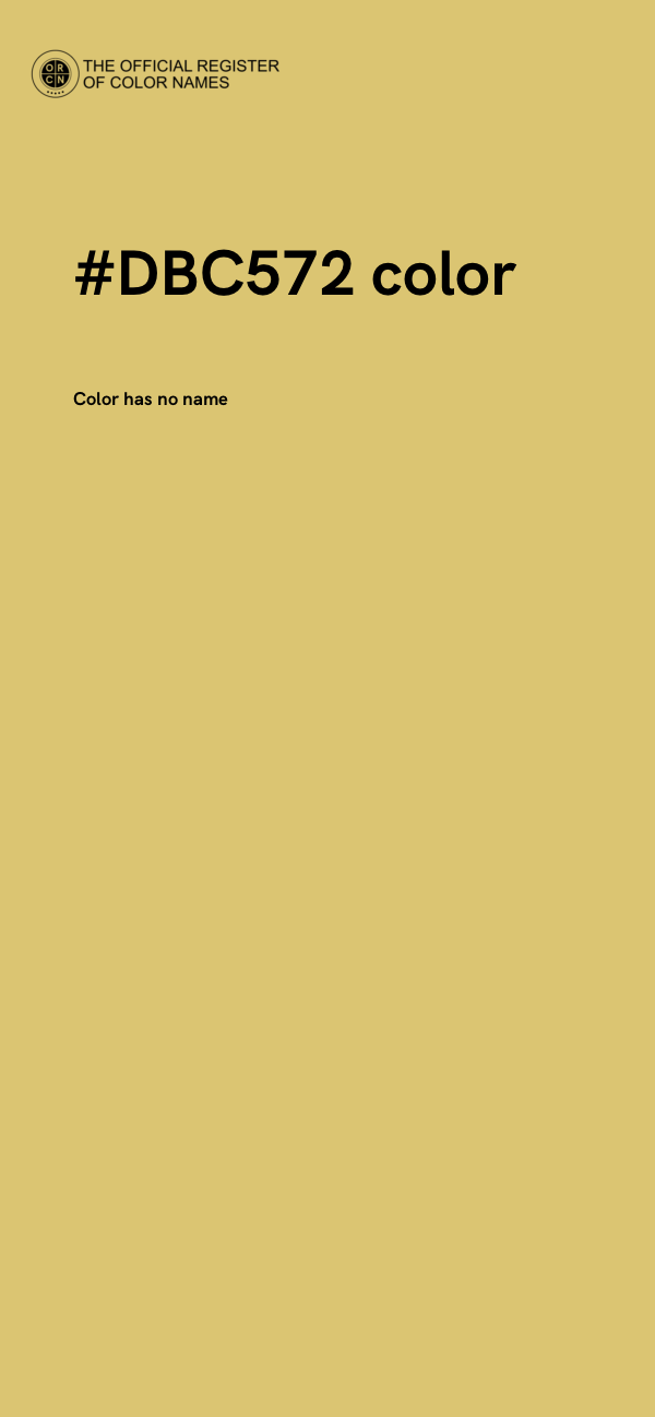#DBC572 color image