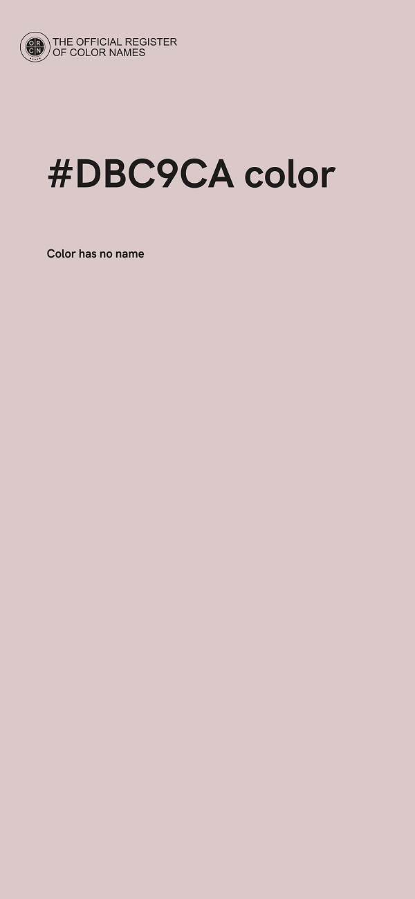 #DBC9CA color image