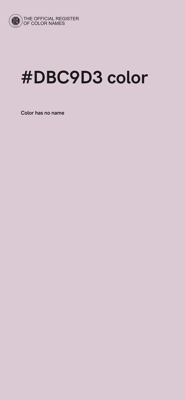#DBC9D3 color image