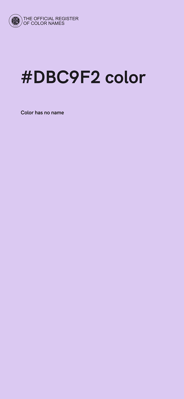 #DBC9F2 color image