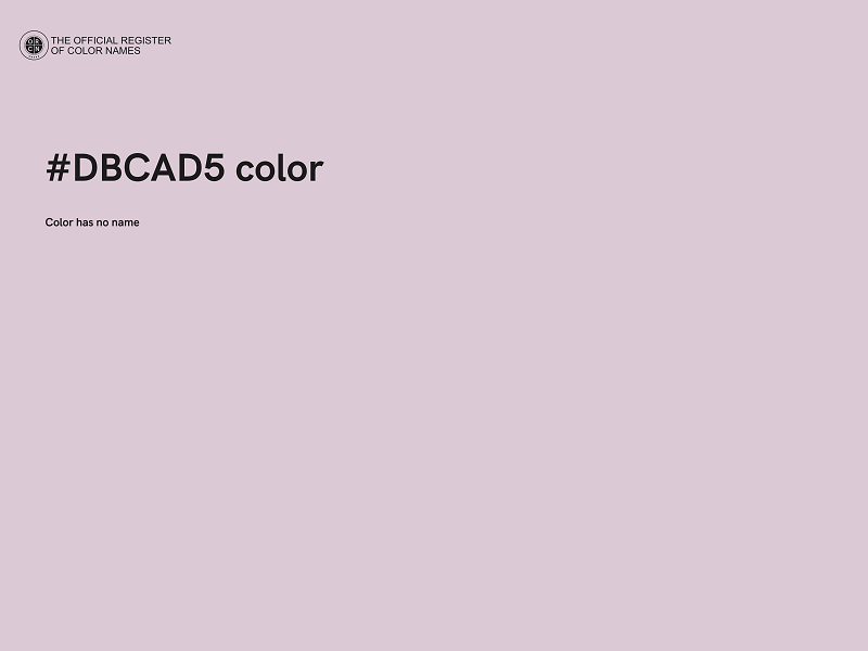 #DBCAD5 color image