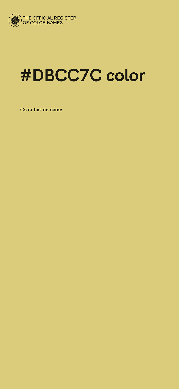 #DBCC7C color image