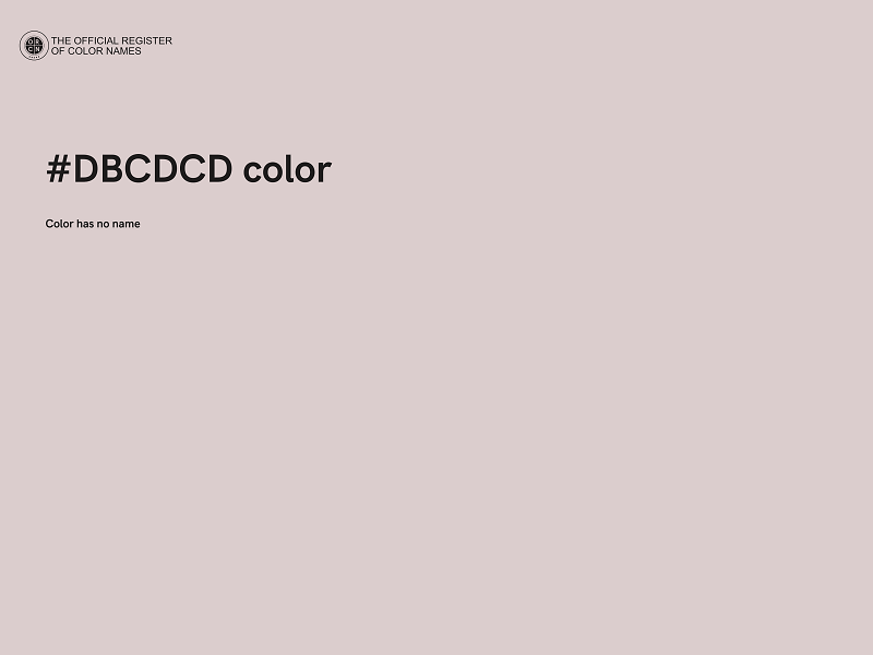 #DBCDCD color image