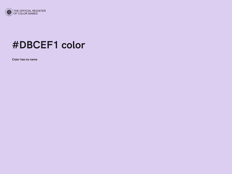 #DBCEF1 color image