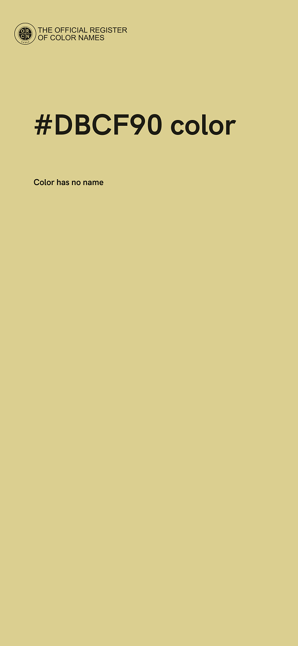 #DBCF90 color image