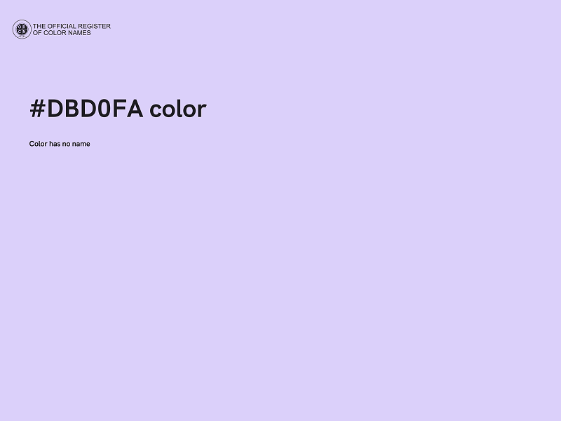 #DBD0FA color image