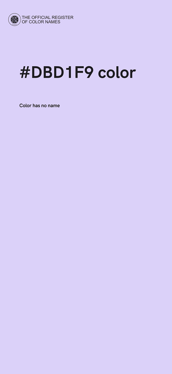 #DBD1F9 color image