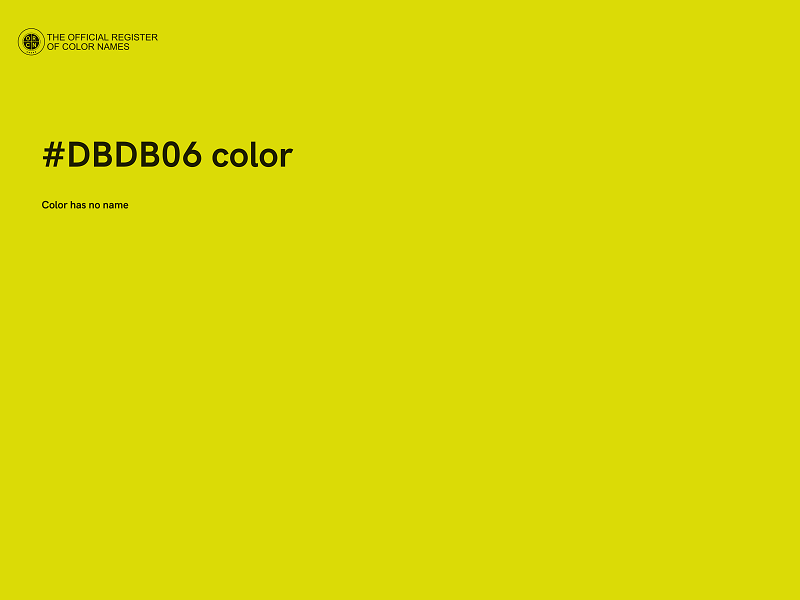 #DBDB06 color image