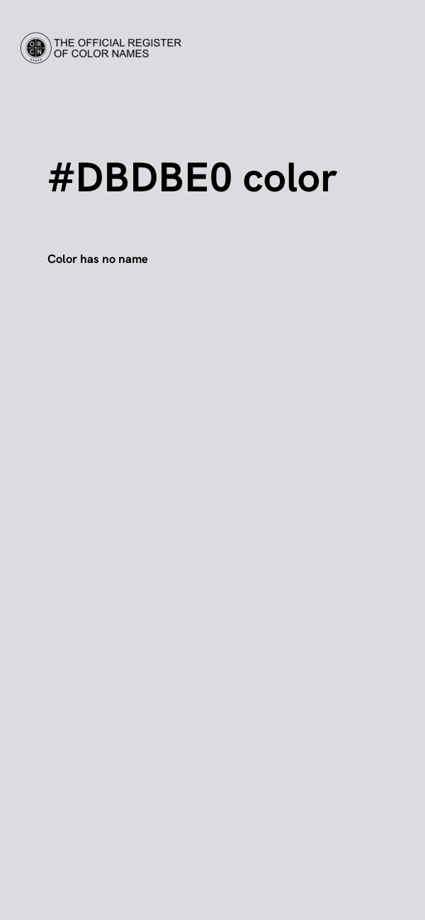 #DBDBE0 color image