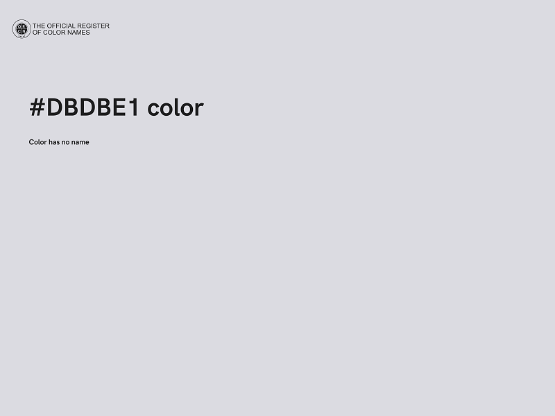 #DBDBE1 color image