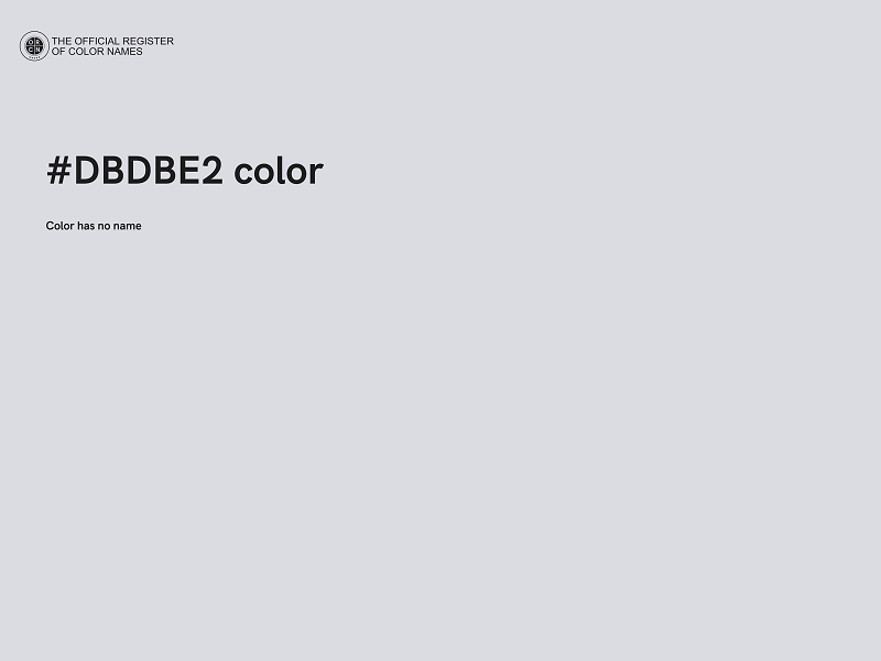 #DBDBE2 color image