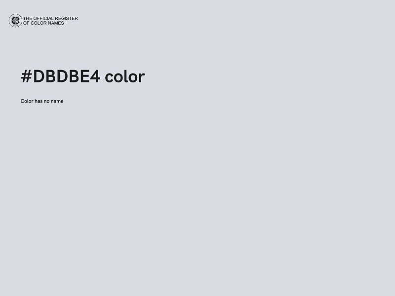 #DBDBE4 color image