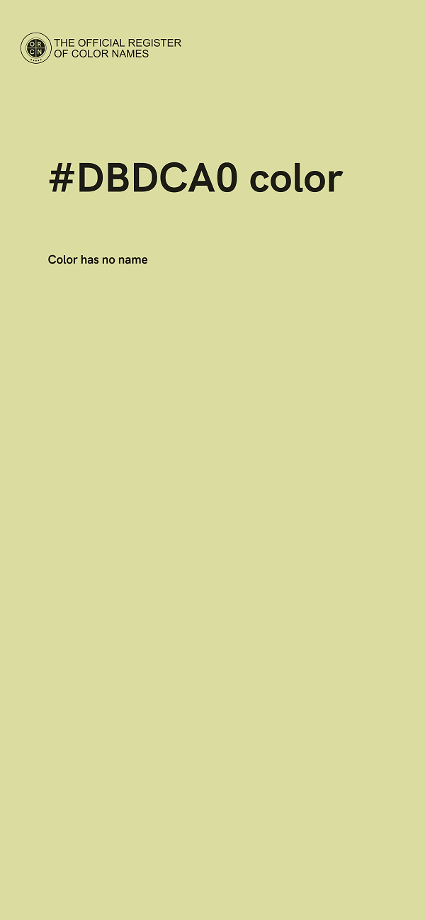 #DBDCA0 color image