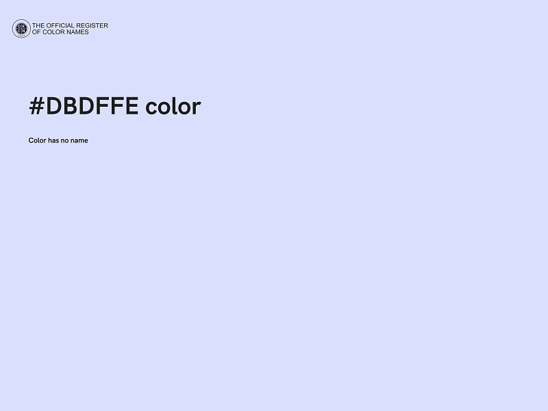 #DBDFFE color image