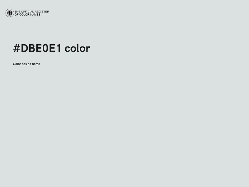 #DBE0E1 color image