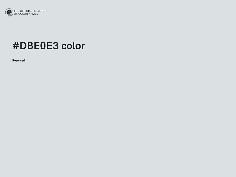 #DBE0E3 color image