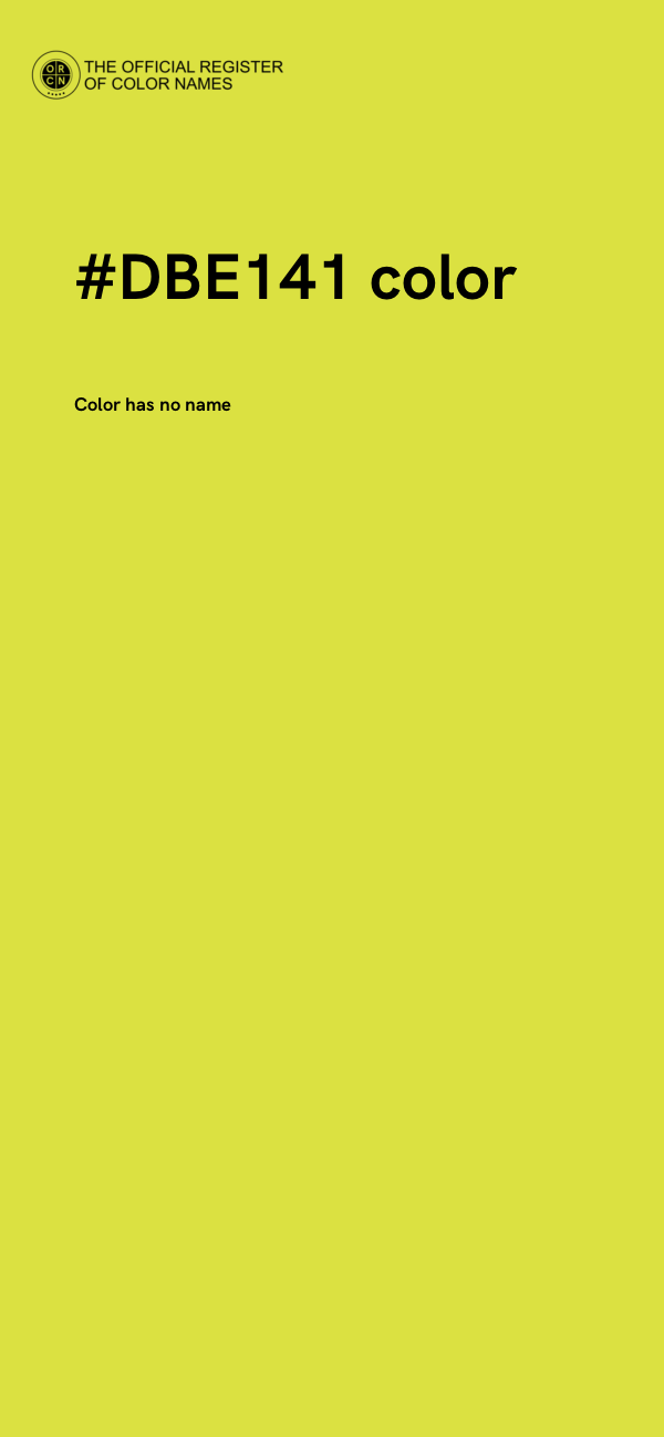 #DBE141 color image