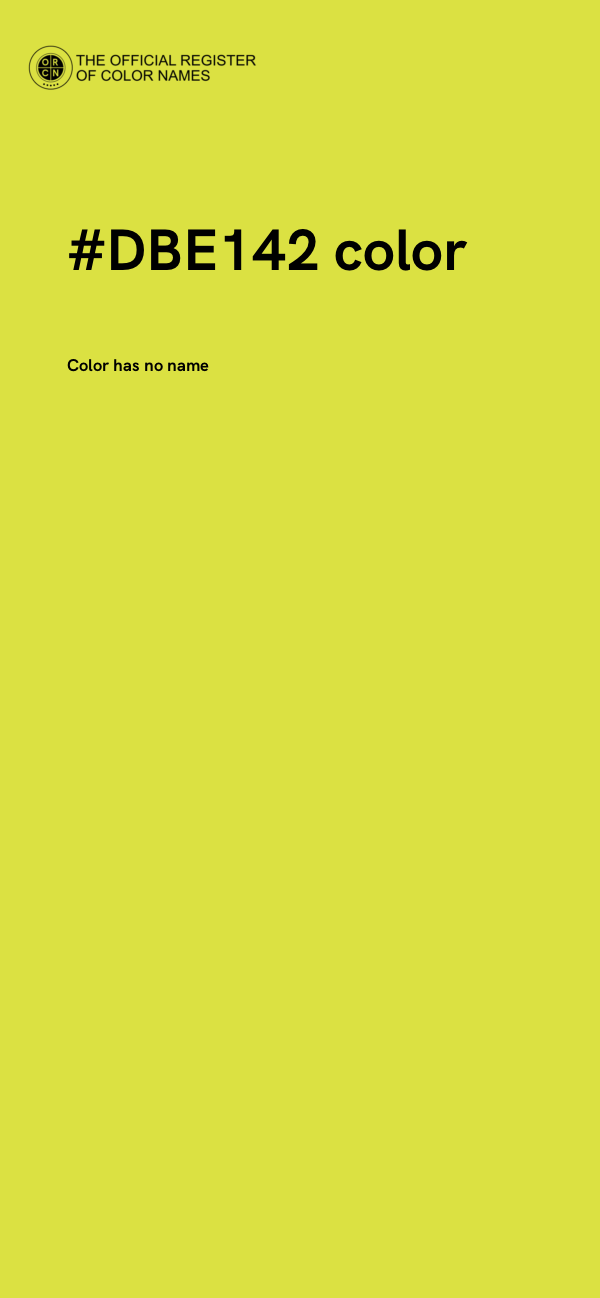 #DBE142 color image