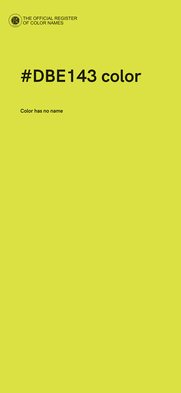 #DBE143 color image