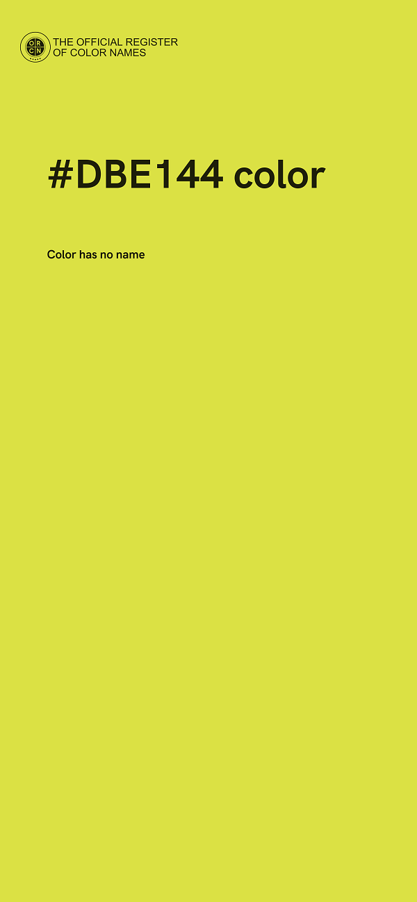 #DBE144 color image