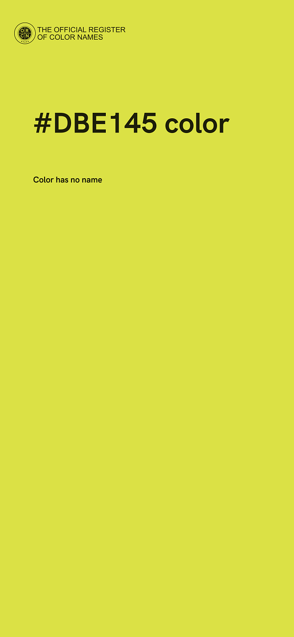 #DBE145 color image