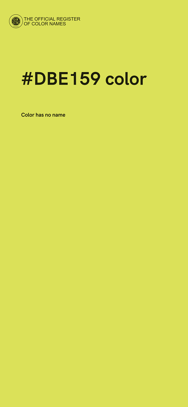 #DBE159 color image