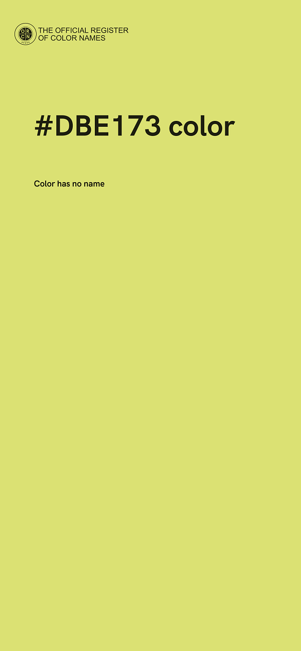 #DBE173 color image