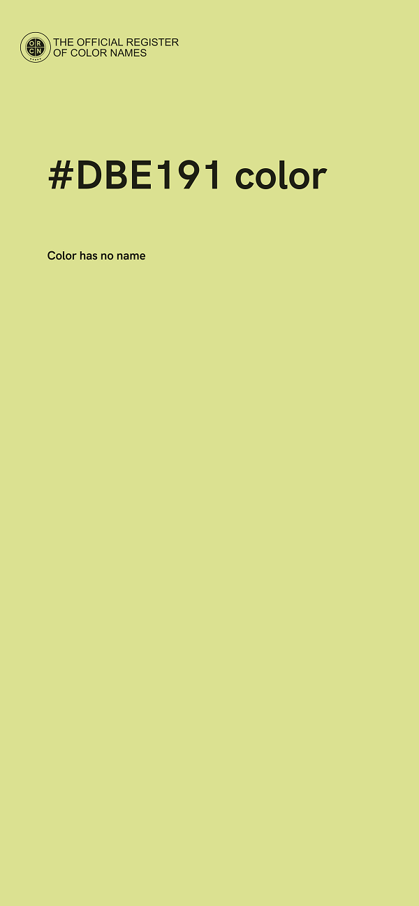 #DBE191 color image
